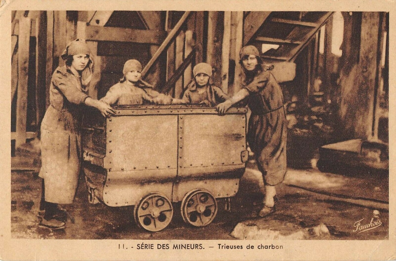 法国北方矿区的选矿女工(Trieuses de charbon)